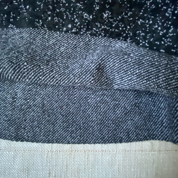 Theory Black/White Wool Blend Knit Pull On Casual Preppy Mini Skirt- Sz-S - Picture 8 of 12